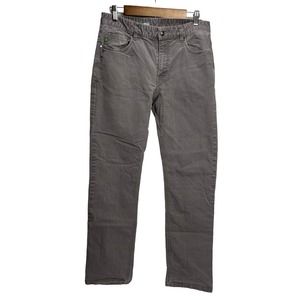 Stio Outdoor Hiking Trail Rivet Canvas Pants Dark Gray Khaki Men's 33L